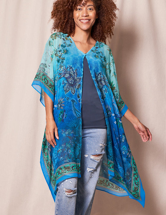 The Mariposa Reversible Wrap Top-made to order - Bohemian Folk