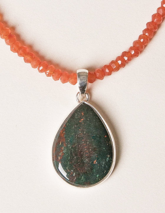 Bloodstone pendant deals