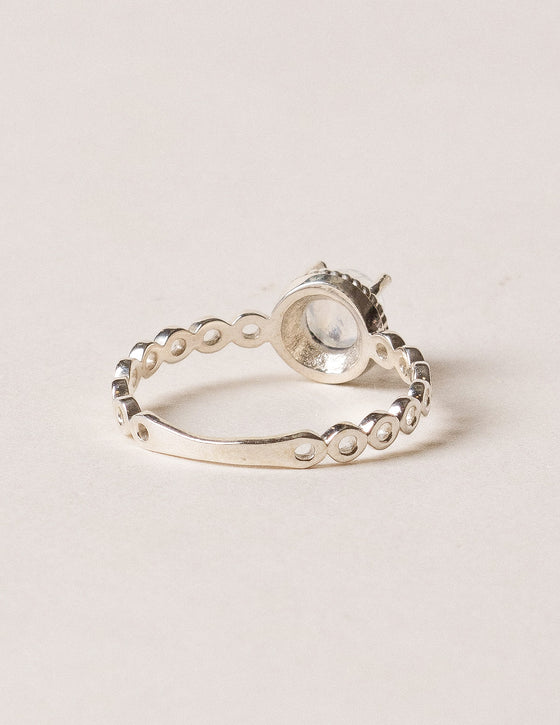 Paparazzi white hot sale moonstone ring