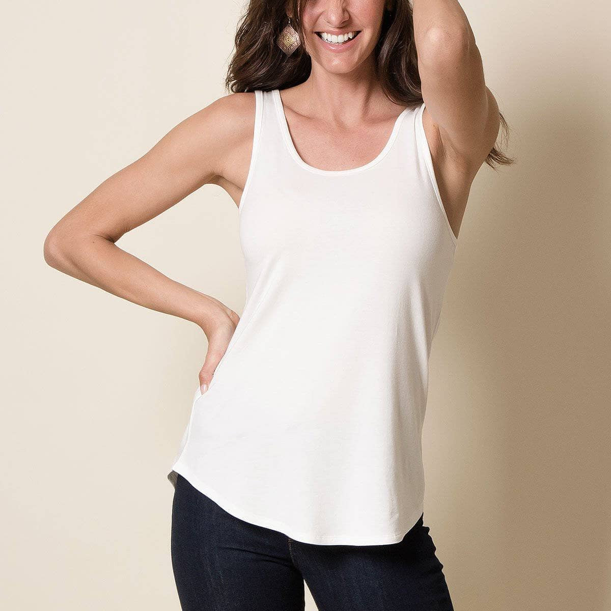 Bamboo Organic Cotton Tank Top - Swell – bug + bean kids