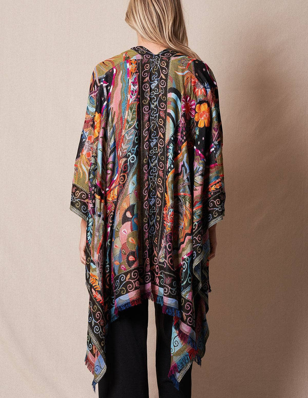 Embroidered Maya Wrap — Sivana