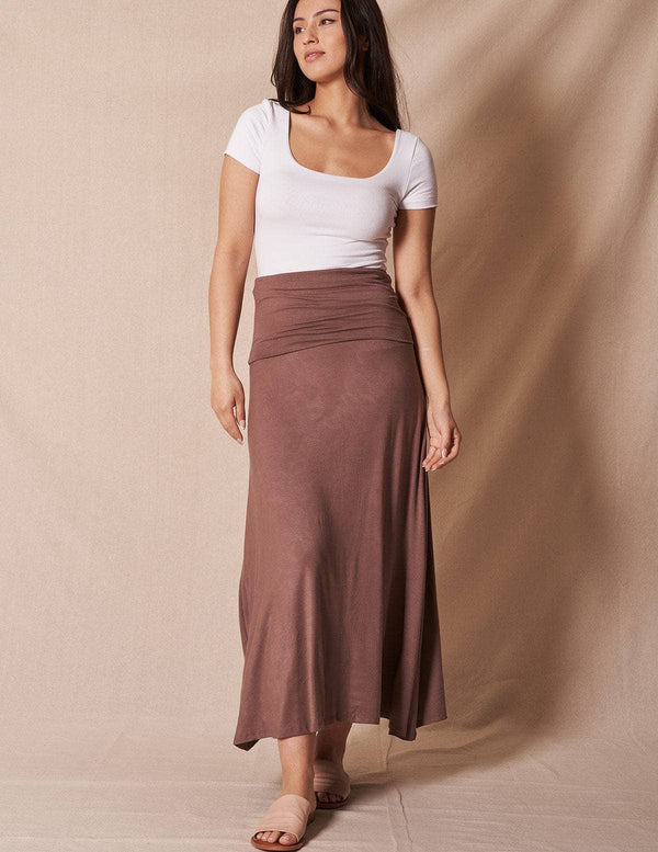 Bamboo Classic Maxi Skirt — Sivana