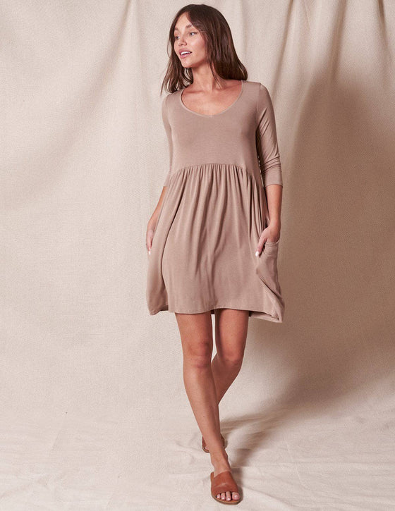 Empire waist tunic sales dress