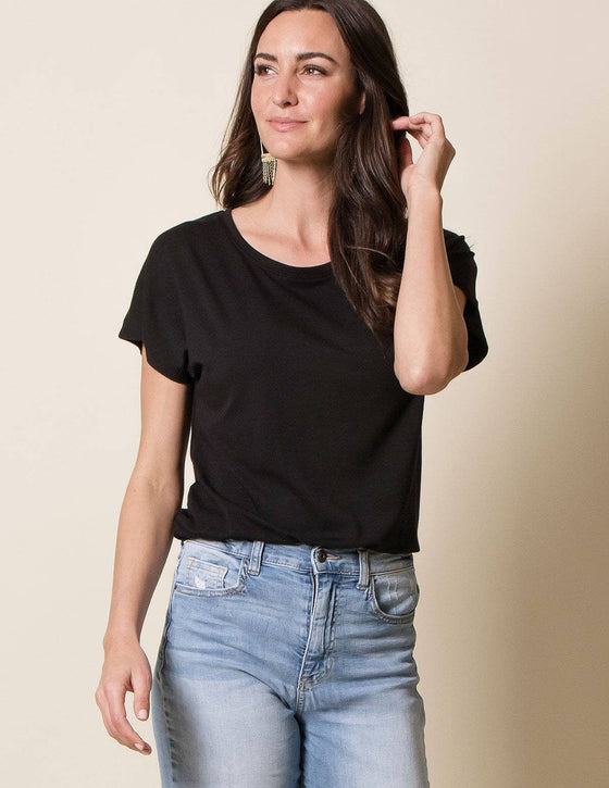 Bamboo / Organic Cotton Dolman Tee — Sivana