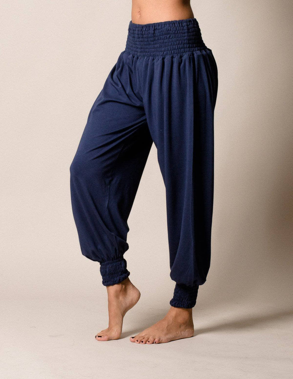 Bamboo / Organic Cotton Taj Pants - Indigo Blue — Sivana