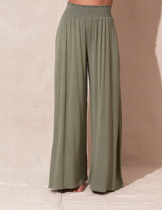 Grey Palazzo Pants For Women | Shop online from सादा /SAADAA