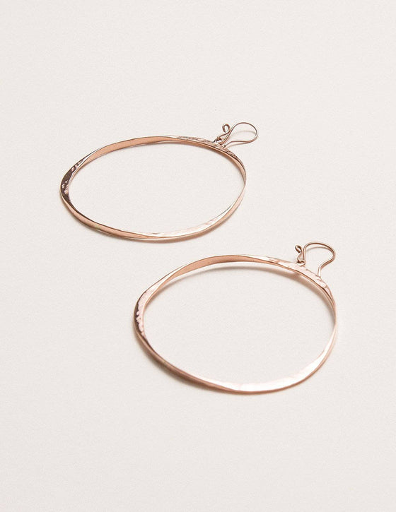 Genuine Shell Pearl Coin Dangle on Copper Hoop Earrings 243f – The Jewelry  Junkie