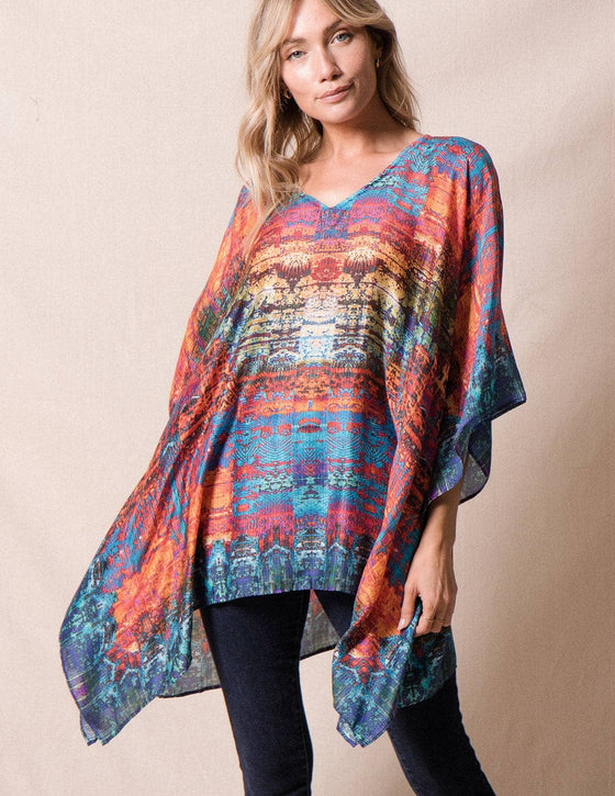 sivana fair trade flowy tunic multi