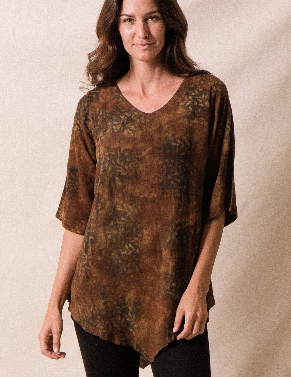 Island Batik Tunic - Earth - Medium Only — Sivana