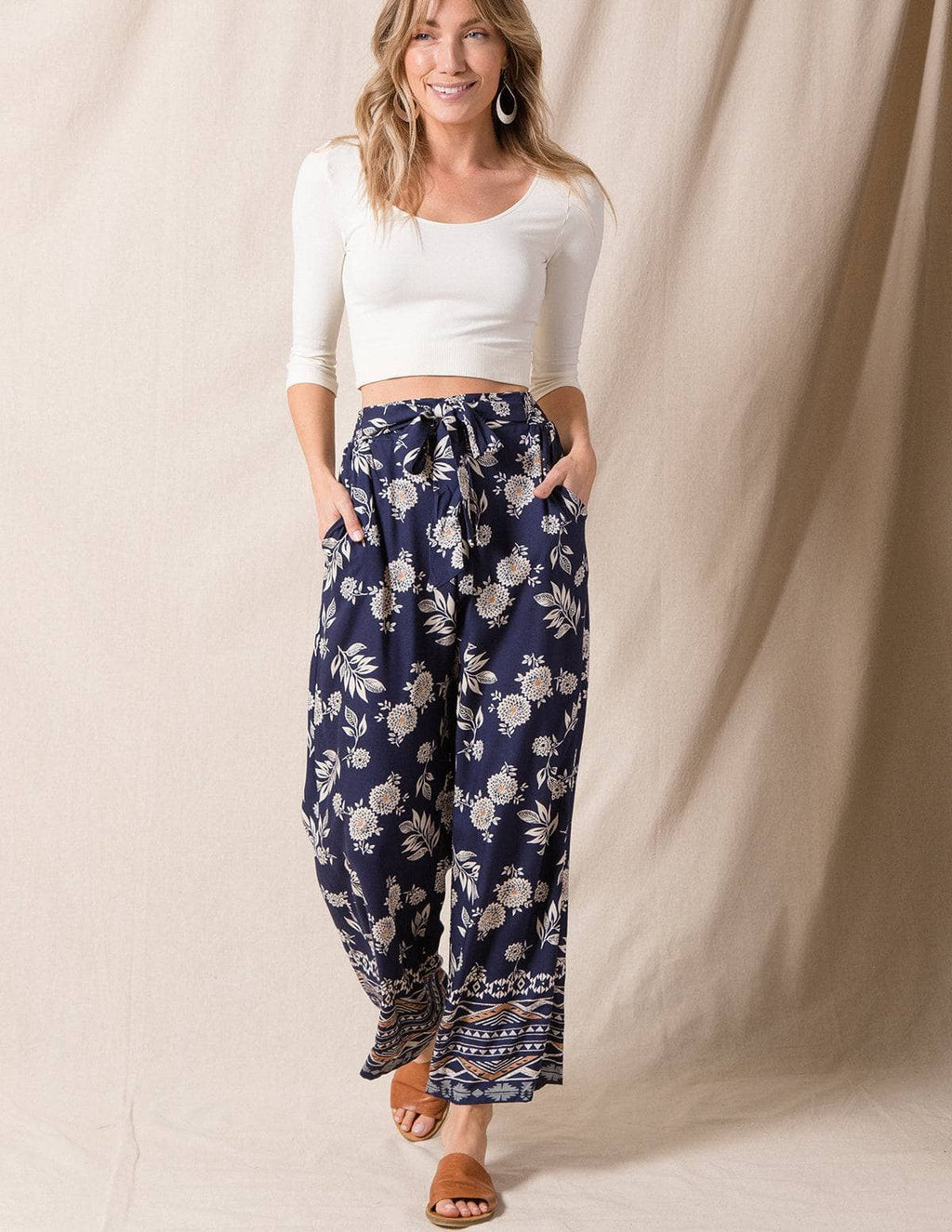 Maya Pocket Pants - Large Only — Sivana