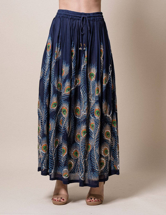 Peacock feather skirt uk best sale