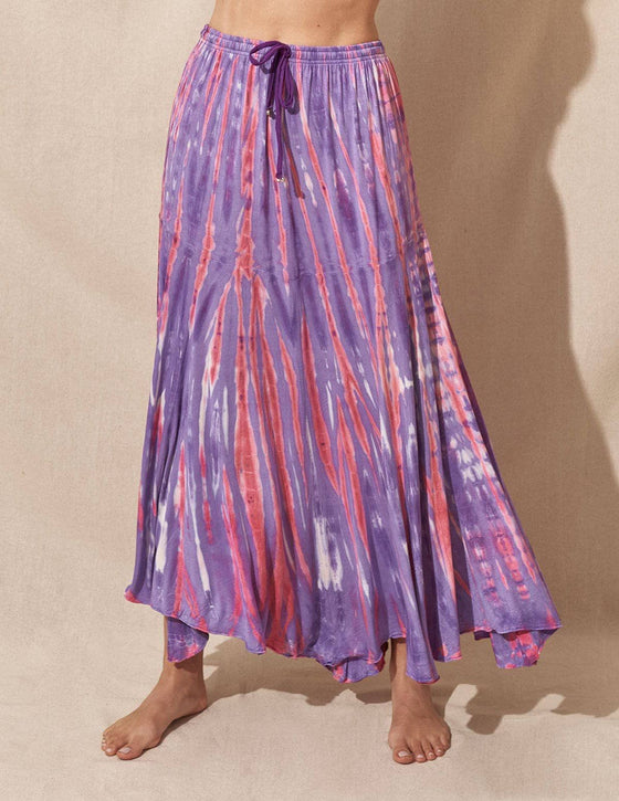 Tie dye maxi skirt clearance uk