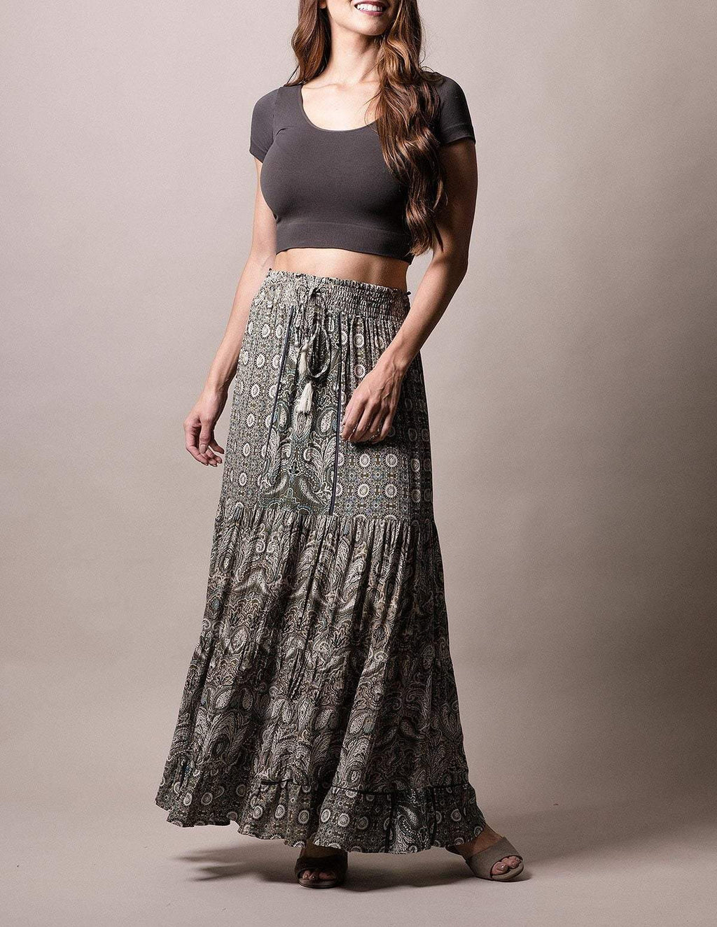 Wild Sage Maxi Skirt — Sivana